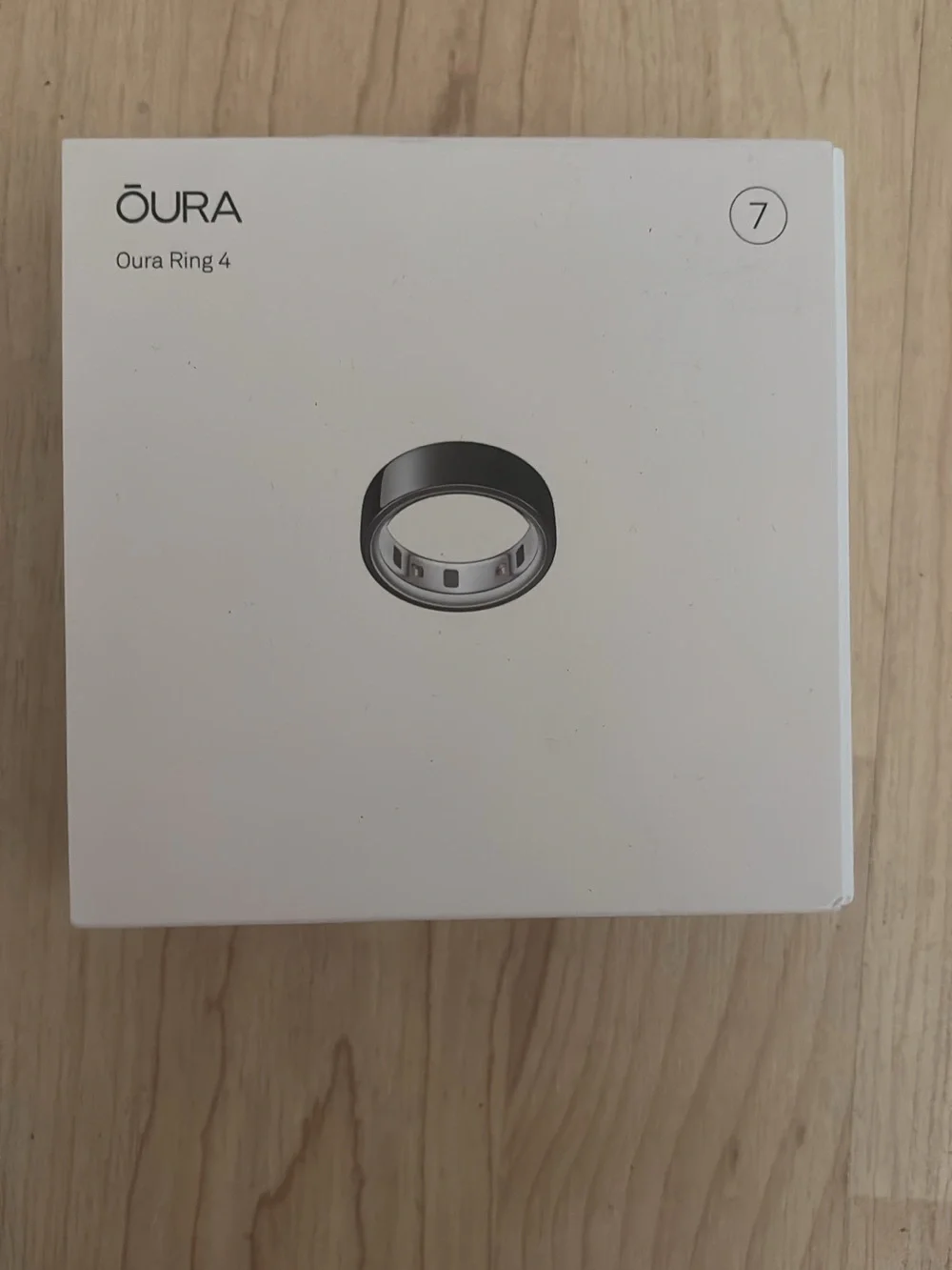 Oura Ring - Black, Size 7